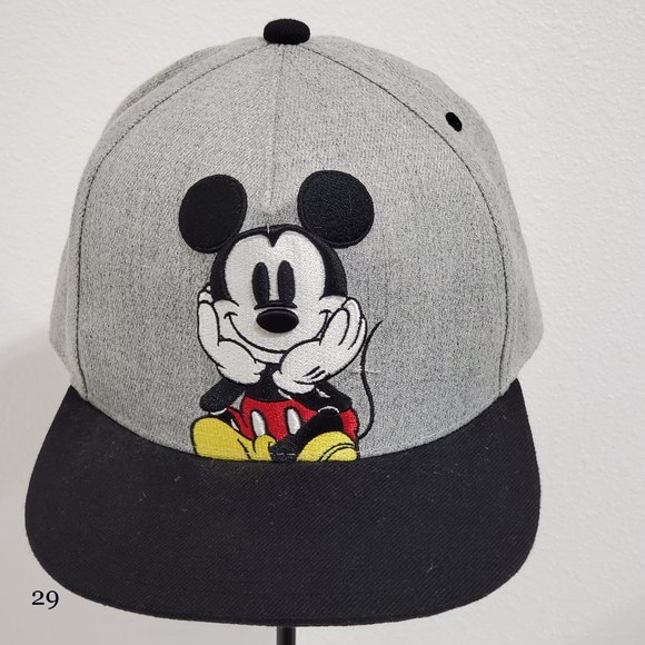 mickey mouse flat bill hats
